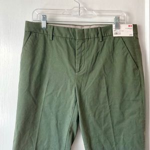 UNIQLO Green Chino Ankle Length Pants